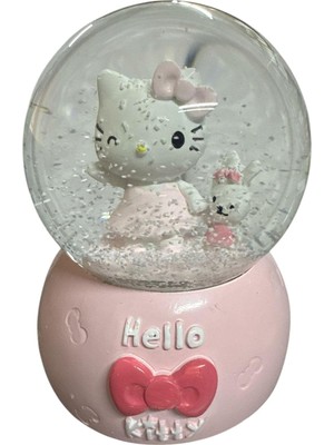 Astraltech Hello Kitty ve Ayıcık Müzikli Işıklı Büyük Boy Kar Küresi
