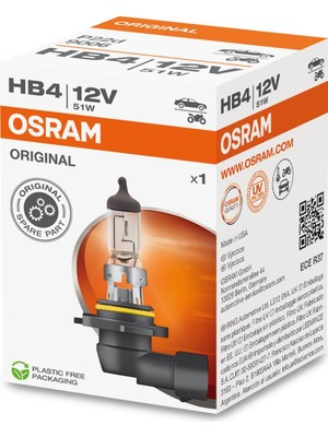 Astraltech Osram Ampul 12V Hb4 51W P22D 9006
