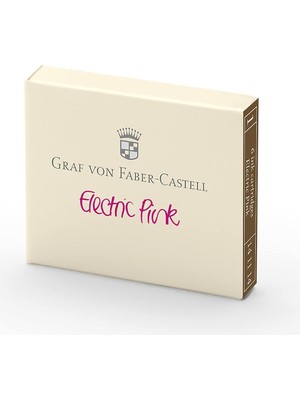 Astraltech Graf Von Faber-Castell Dolma Kalem Kartuşu 6'lı Pembe