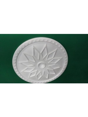Astraltech Dekor Göbek Kartonpiyer Stropiyer Tavan Lamba Göbeği - Baklava 48 cm (48X48X3)