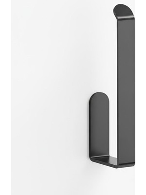 Astraltech Orret Home Siyah Yapışkanlı Solo Peçetelik ve Havluluk – Paslanmaz Metal Lüks Tasarım Kağıt Havlu A