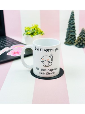 Astraltech Giftmoda Iyi Ki Varım Ya Tasarımlı Kupa Bardak
