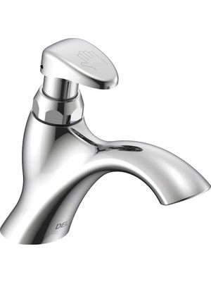Astraltech Delta Faucet 87T105 87T Tek Delik Ölçme Yavaş Yakın Banyo Bataryası, Krom, 6.35 x 1.9 x 6.35 Inç