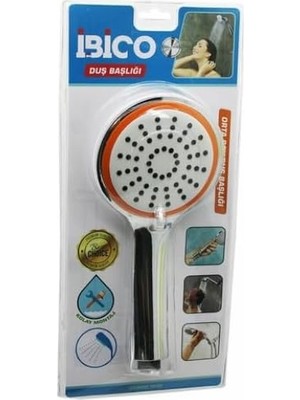 Astraltech Krom Duş Başlığı, Yuvarlak Bombeli, 10.7 cm Çap, Kademeli Akış, Vakumlu, 13 cm Saplı, Orta Boy
