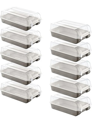 Astraltech Smartware 10'lu Set 5 Kadın & 5 Erkek Terra Ayakkabı Kutusu