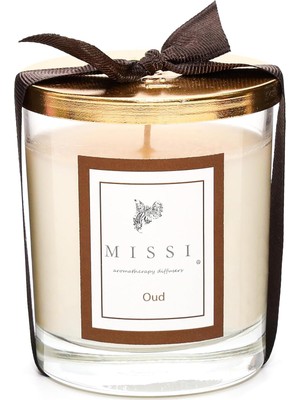 Astraltech Missi Kapaklı Oud Kokulu Vegan Mum 140 gr