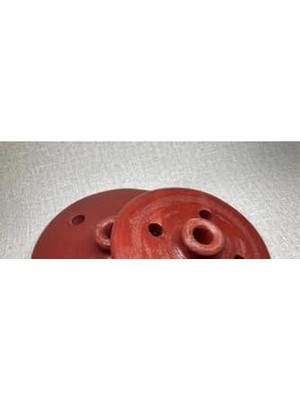 2 Adet 20 cm ve 23 cm Toprak Sarma Dolma Kapağı Taşı Delikli Sırlı