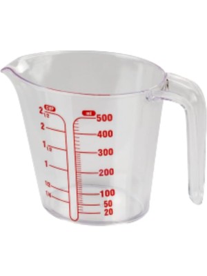 Dereceli Ölçü Kabı 1000 ml Hacminde 10 Aralıklı Sert Plastik Ölçü Kabı 1l (1, 500 Ml)