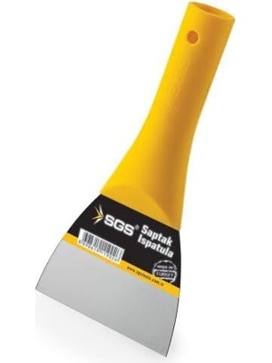 Saptak Ispatula, Plastik Saplı, Paslanmaz Çelik Bıçaklı, Profesyonel Boya ve Sıva Spatulası (10 Mm)