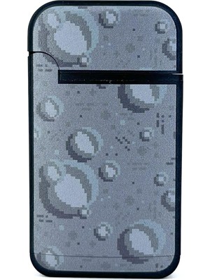Astraltech Zengaz Cool Tasarım Jet Alev Çakmak - Water Drops 8bits