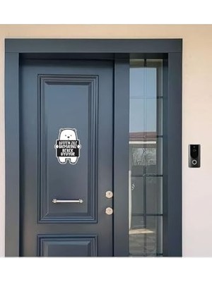 Lütfen Zile Basmayınız - Bebek Uyuyor Ayıcık Sticker