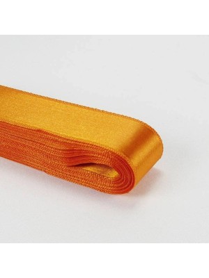 Turuncu Saten Kurdela 3 Cm. x 10 Metre