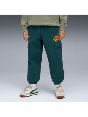 Puma Unisex Yeşil Puma MID90S Cargo Sweatpants Yeşil Unisex Eşofman Altı