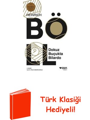 Can Yayınları Dokuz Buçukta Bilardo + Türk Klasiği Hediye