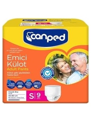 Canped Emici Külot Hasta Bezi S 9'lu