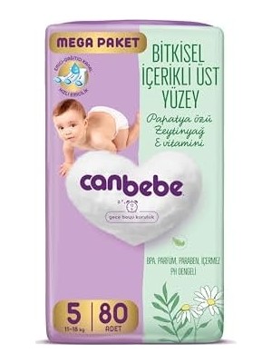 Bebek Bezi 5 Beden (11-18 Kg) 80 Adet