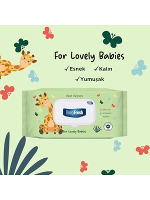 Islak Mendil Lovely Babies Zürafa 120 Yaprak
