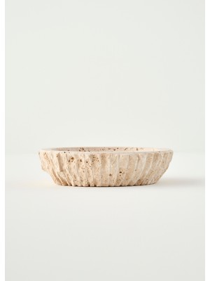 Bella Maison Ephesus Traverten Dekoratif Kase Naturel (20X5 Cm)