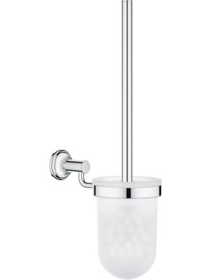 Grohe Essentials Authentic Tuvalet Fırçası, 1 Adet, 40658EN1, Gümüş, 40658001