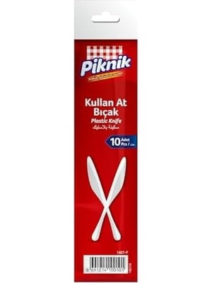 Piknik Plastik Bıçak 10'lu