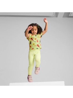 Puma Kadın / Kız Sarı Puma x Trolls Leggings Sarı Kız Çocuk Tayt