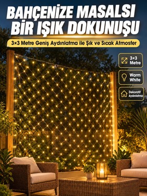 Renas Store Mey Ithalat® Sıcak Gün Işığı LED ile Geniş Alanlarda Göz Alıcı Dekorasyon