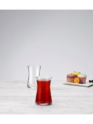 Heybeli Çay Bardağı 170 cc 6'lı Hediyelik Kutu