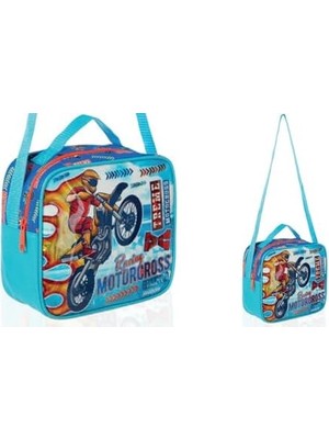 Kids Beslenme Çantası, Motocross, Pvc
