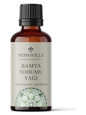 Bamya Tohumu Yağı 30 ml Soğuk SIKIM%100 Saf ve Doğal (Okra Seed Oil)