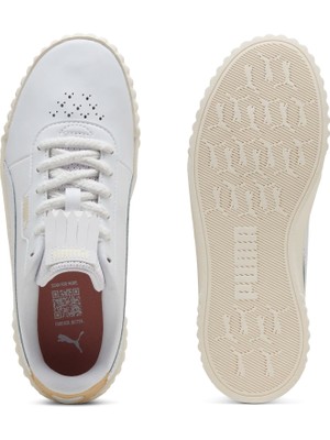 Puma Kadın / Kız Beyaz Puma Carina 3.0 Bold Elegance Beyaz Kadın Spor Ayakkabı