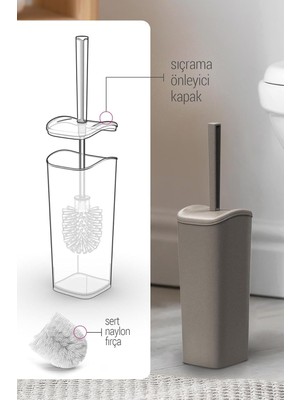 Meks Smartware Klozet Fırçası Bej