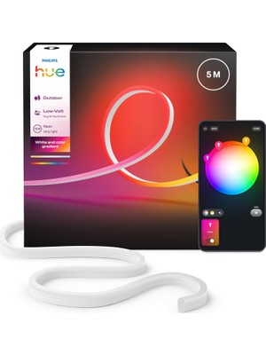 Meks Hue Neon Strip Light Dış Mekan Işık Şeridi 5m Eu