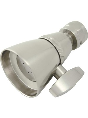 Meks Brass K131A8 1-3/4 Inç Duş Başlığı, Saten Nikel