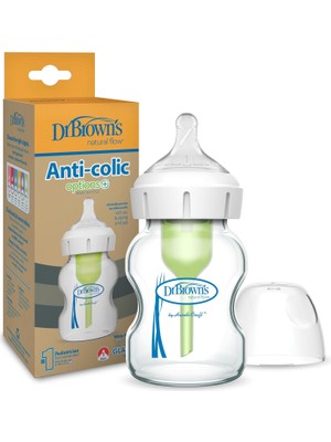 5 OZ/150 ml Geniş Ağız Cam Biberon, Tekli Paket (51700)