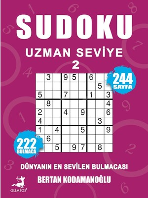 Sudoku Uzman Seviye 2: Dünyanın En Sevilen Bulmacası - 222 Bulmaca