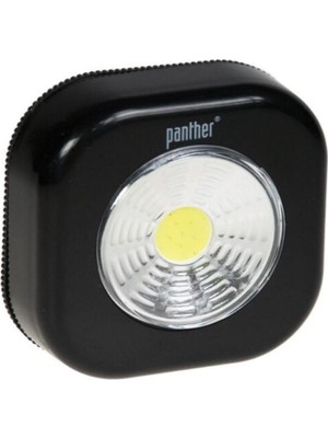 Meks Panther PT-1114 Dolap Içi Lamba Kare Siyah - Cob LED