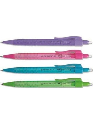 Meks Faber-Castell Tri Click Versatil 0.7mm, Asorti