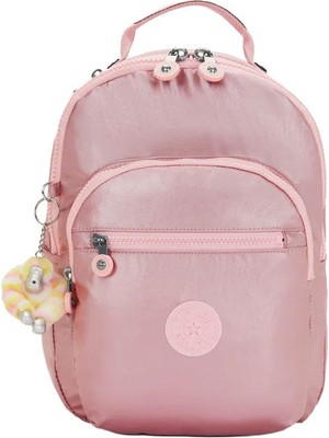 Kipling Seoul S Small Sırt Çantası Bronze Pink Met KI57683MD