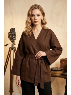 Pastelastore Kadın Kuşaklı Kimono 1177