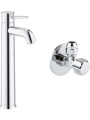 Grohe Start Classic Lavabo Bataryası Xl-Boyut + 2 Adet 55MM Ara Musluk Seti