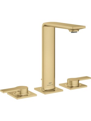 Grohe Allure 3 Delikli Lavabo Bataryası Brushed Cool Sunrise 20188GN1