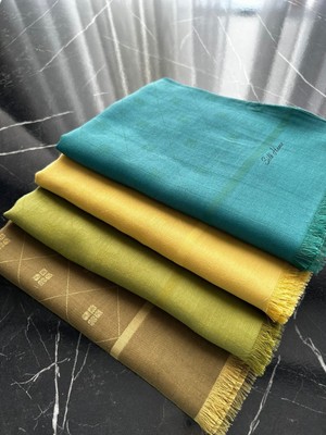 Silk Home Liva Şal Yağ Yeşili