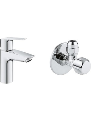 Grohe Start Lavabo Bataryası S-Boyut + 2 Adet 55MM Ara Musluk Seti