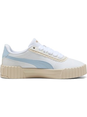 Puma Kadın / Kız Beyaz Puma Carina 3.0 Memoires Jr Beyaz Kadın Spor Ayakkabı