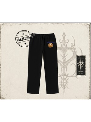 Tarzsokak Kadın Blueberry Pancake Unisex Baggy Eşofman Altı Beyaz