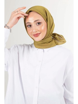 Harem Scarf Brisa Vual Eşarp Yağ Yeşili