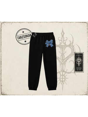 Tarzsokak Kadın Borfend Unisex Jogger Eşofman Altı Beyaz