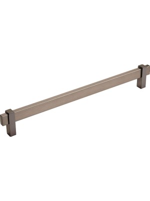 Amerock | Dolap Çekme | Siyah Fırçalanmış Nikel/siyah Nikel | 10-1/16 Inç (256 Mm) Merkeze | Mulino | 1 Paket | Çekmece Çekme | Çekmece Kolu | Dolap Donanımı