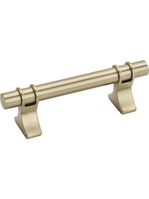 Amerock | Dolap Çekme | Altın Şampanya | 3 Inç (76 Mm) Merkezden Merkeze | Davenport | 1 Paket | Çekmece Kulpu | Dolap Donanımı