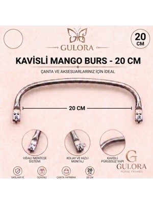 Gulora 20 cm Kavisli Mango Burs